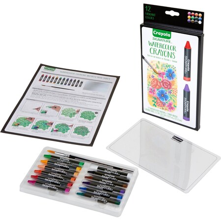 Crayola Signature Premium Watercolor Crayons, 24PK CYO533500